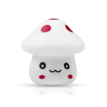 

1pc Colorful Mushroom Shape Night Light 8 Colors LED Lamp Bedroom Light for Baby Kids Christmas Gifts