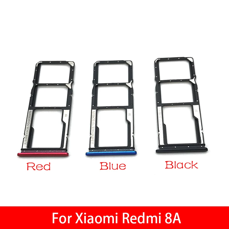 New SIM Card Tray Slot Holder For Xiaomi Redmi 8A Replacement Part