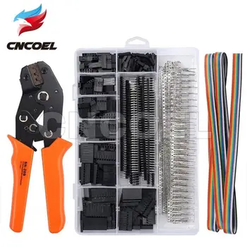 

SN-28B+1550Pcs dupont crimping tool pliers terminal ferrule crimper wire hand tool set terminals clamp kit tool