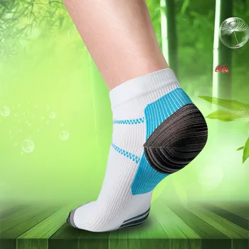 

1pair Sports Socks Miracle Foot Compression Socks Anti-Fatigue Breathable Plantar Fasciitis Heel Arch Pain Relieving Socks