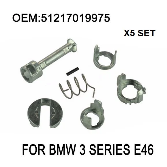X5 Bmw 3 シリーズ E46 ドアロックロックシリンダー修理キットフロント左または右 OE 51217019975 新cylinder