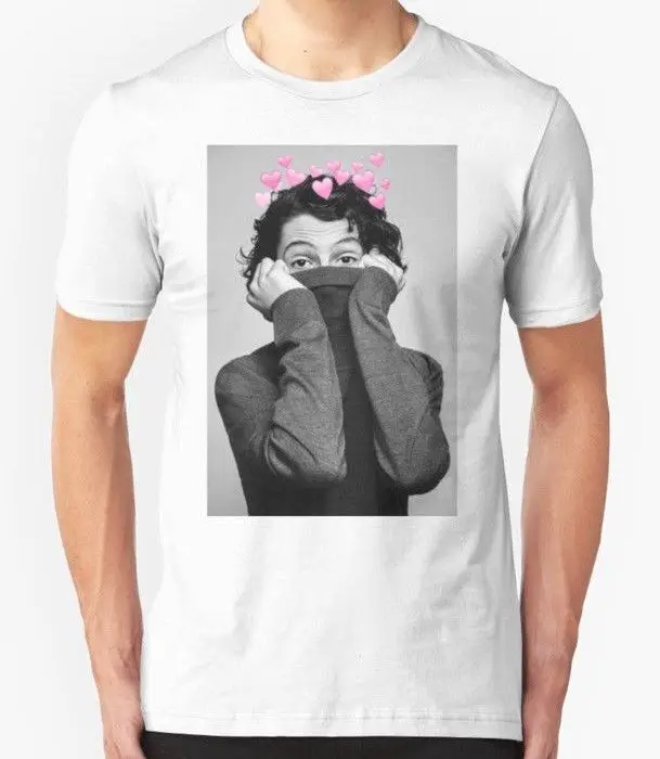 Новая футболка Finn Wolfhard Men'S Размеры S 3Xl 100% хлопок топы с короткими рукавами и