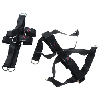 

2 Packs 4-Ring Fitness Glute Kickback Great For Booty Exercise Ankle Strap Butt Workout Fitness Shoe Cover Pull Fitness Tool