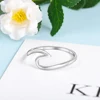 JewelOra-anillos de plata de ley 925 para mujer, anillo alianzas de boda, accesorios de joyería delicada ► Foto 3/6