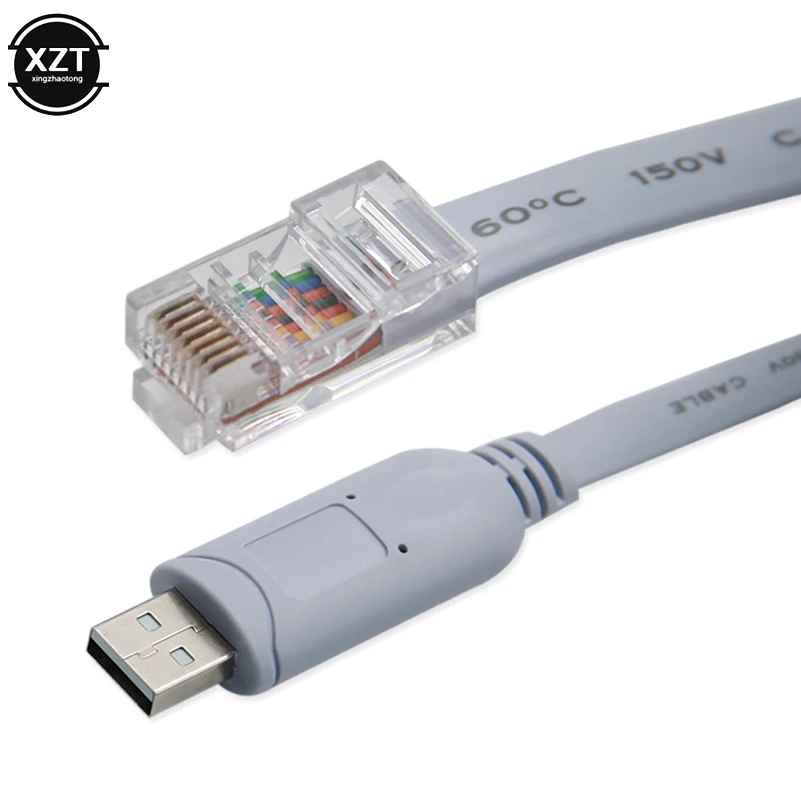 Последовательный адаптер pl2303ra USB RS232 к консольному кабелю RJ45 для Cisco H3C HP Arba Huawei
