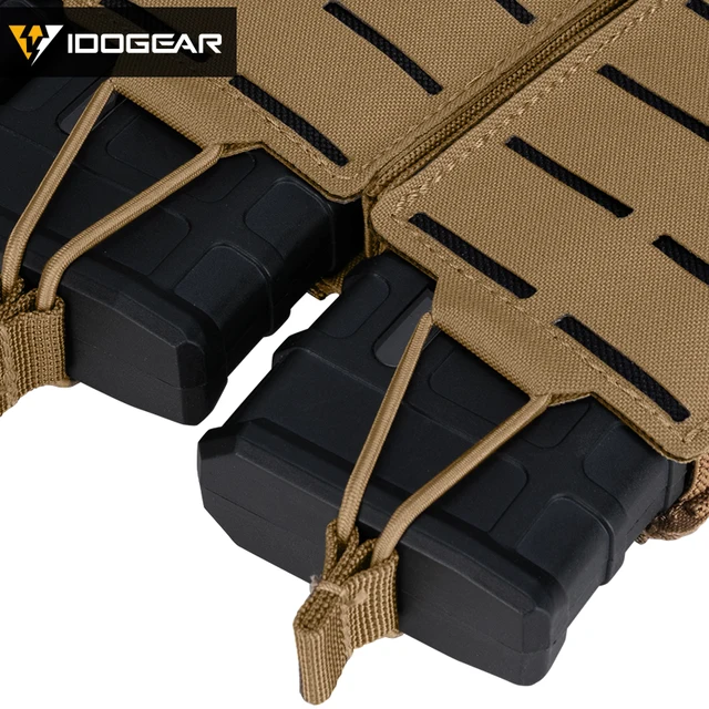 PRIMAL GEAR - Poche porte-chargeur M4 Taco kangourou Lasercut MOLLE -  coyote - Heritage Airsoft