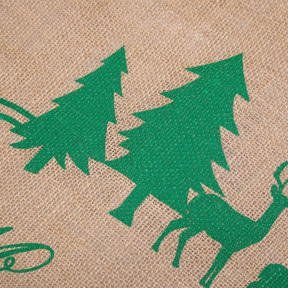 Christmas Tree Skirt Black Traditional Theme Festive Holida Christmas Tree Skirt Plaid Burlap Traditional Plaid Skirts Decor
