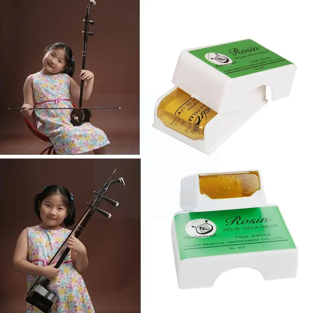 Transparent Yellow Rosin Resin Colophony Rectangle Box Bowed String Cello With Viola Violin Erhu 45X28X16mm Accessor R4L0 | Спорт и