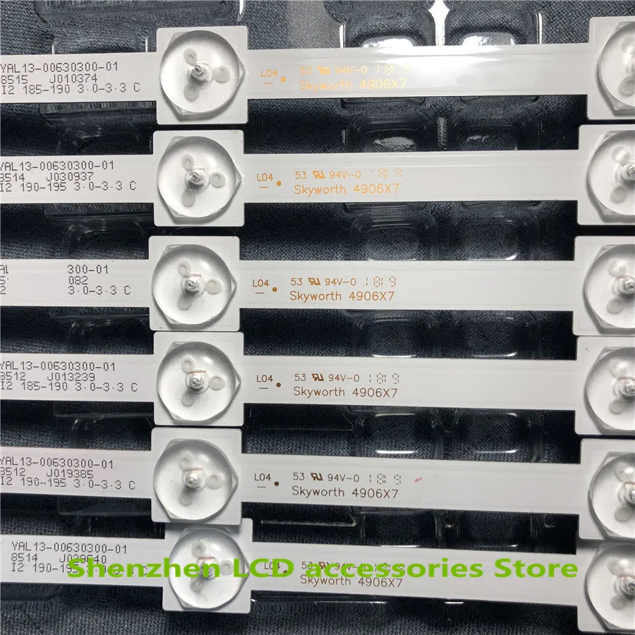 Lote para Skyworth Peças 48cm 3v 100% Novo 12 - 4906x7 6leds - Image 2