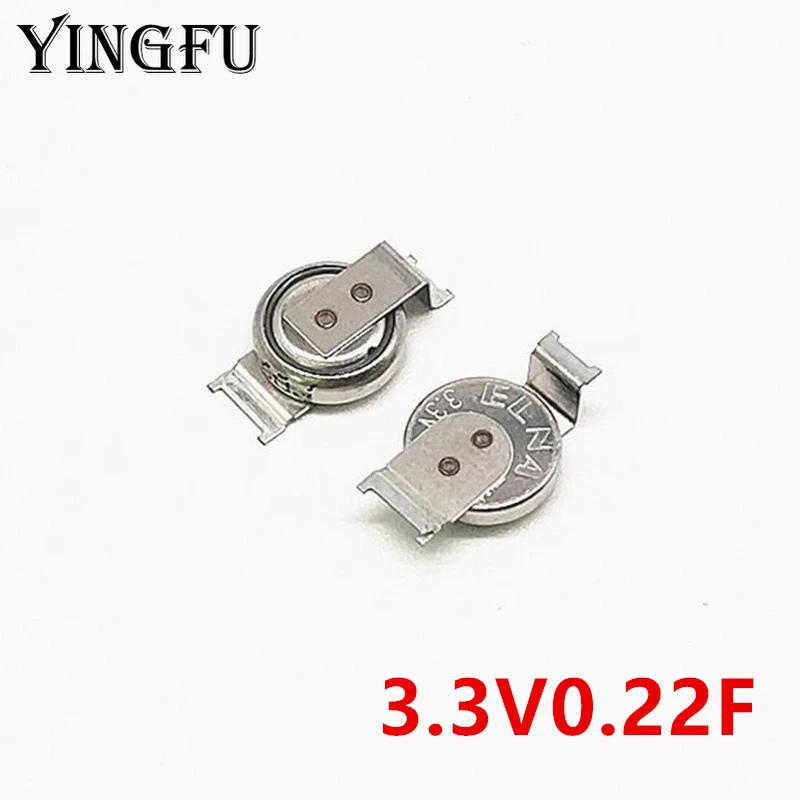 5pcs/50pcs 0.22f 3.3v Elna Dsk Series 6.8x2.1mm Dsk-3r3h224-hl 3.3v0.22f  Dsk-621 Farad Capacitor Coin Cell Capacitor - Capacitors - AliExpress