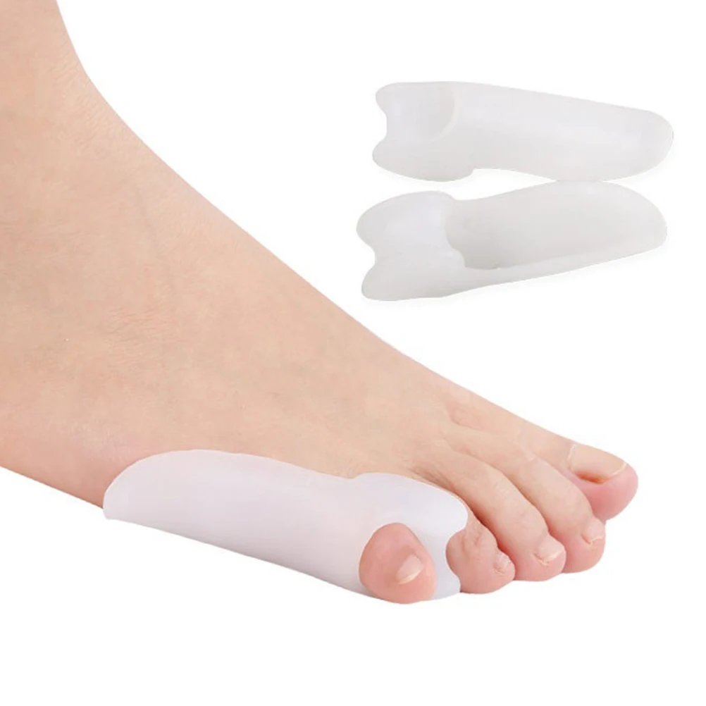 2pc Feet Care Hallux Valgus Tool Bunions Care Toe Corrector Toes Thumb Braces & Supports Gel Insoles Toe Separators Women Lady