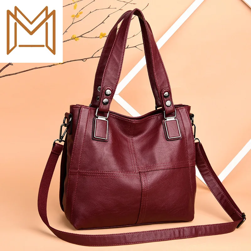 

Handbag 2019 Woman Package Concise Pu Single Shoulder Satchel