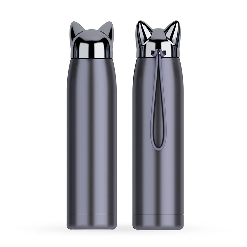 Double-Wall-Thermos-Diamond blue