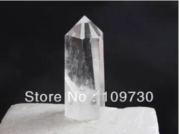 YM 329 Tibetan Natural Phantom Quartz Crystal Stone Rock Polish Point Wand Healing | Дом и сад
