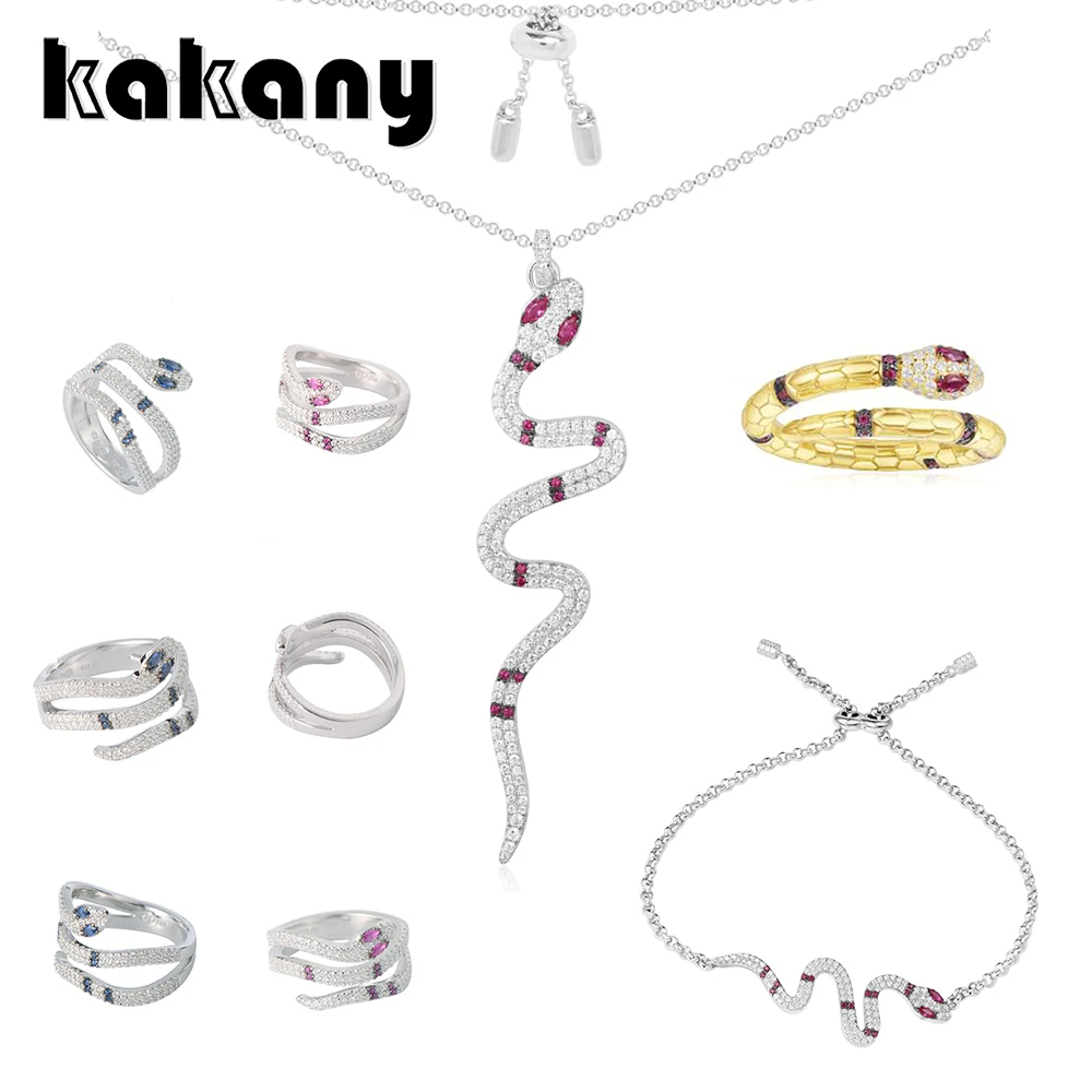 

KAKANY Original 1:1 High Quality 925 Sterling Silver Snake Series Moroccan Style European Fashion Women's Fashion Jewelry