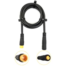 JULET Waterproof Cable BAFANG Extension Cable Sensor Black Motor Light Ebrake Throttle Display 1T4 1T5 Ebike Conversion Cable