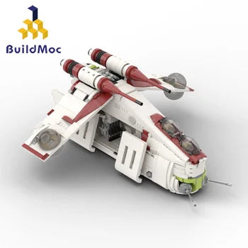 

Buildmoc War UCS The Republic Gunship X Wing Star Tie Fighter StarWars Building LepinBlocks Set Bricks toys 75021 75102