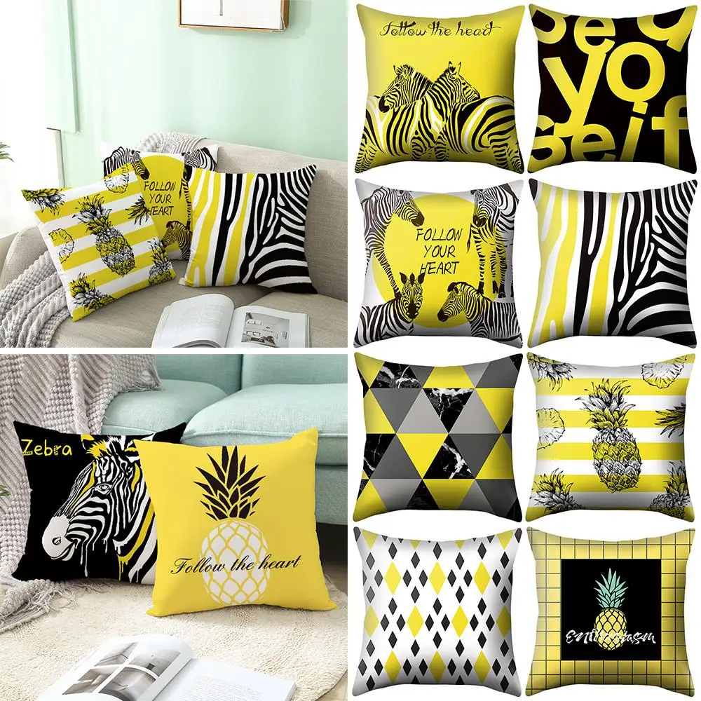 

Decorative Throw Pillow Covers Bed Sofa Pillows Case Printed Cushion Cover Home Bed Sofa Decoration 1pcs