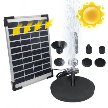 

10pcs Solar Fountain Solar Water Panel Power Geyser Pump Kit Pool Garden Pond Watering 8 Different Water Style Sprayers #yl10