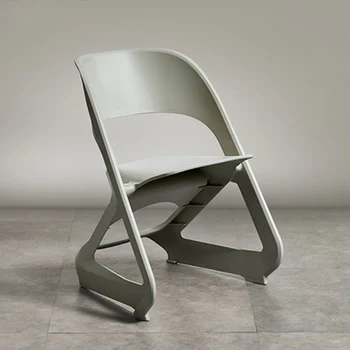 

Modern All-plastic Folding Plastic Chair Restaurant for Dining Chair Cafe Bar Business Meeting Home Study Bedroom Dining Chairs
