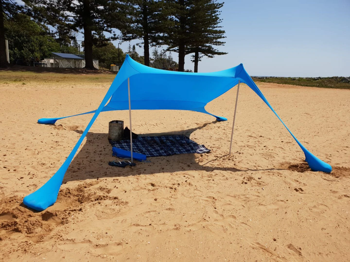 210X210 см портативная Пляжная Палатка Защита от ультрафиолета открытый летний пляжный зонт идеальный навес солнцезащитный HW182