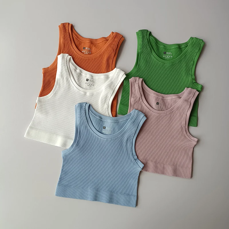 Yoga Vest Sports Vest Crop Fitness Running Short Seamless yoga top yoga shirt sports shirt sports tank For Women Yoga