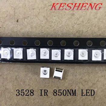 

50pcs IR 3528 SMD LED 850nm Infrared led diode Night Vision smt light diode 3.5*2.8*1.9mm