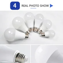 

PACK OF 10 LED E27 LED Bulb E14 LED Light 24W 20W 15W 12W 9W 6W 3W AC 220V 240V Spotlight Bombilla E27 Lamp Lampada