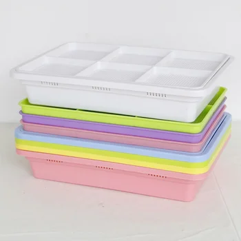 

Double-layer Sprouter Nursery Tray Soilless Culture Beans Hydroponic Seedling Tray Garden Supplies
