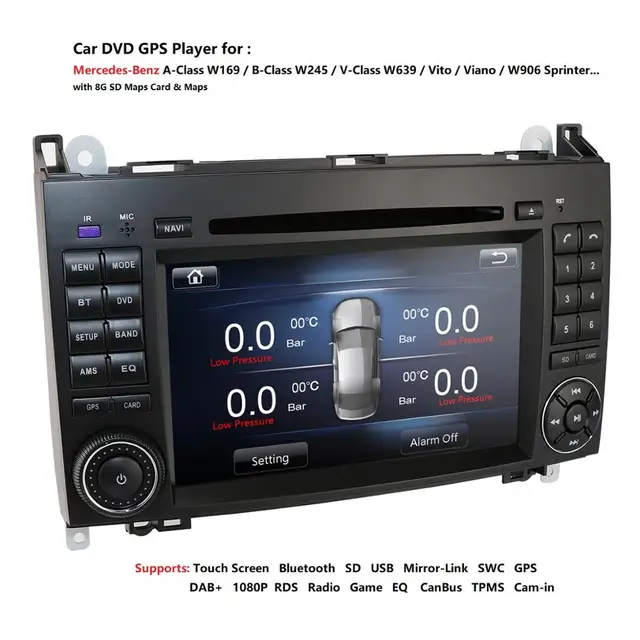 $US $136.89 2 din Auto radio Car DVD multimedia for Mercedes Benz B200 A B Class W169 W245 Viano Vito W639 Spri