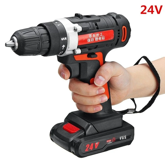 Electric Drill Cordless Drill Driver Mini Wireless Drills Battery 12V Power Tools Speed and Torque Adjustable Rotary Tool,1 Battery 