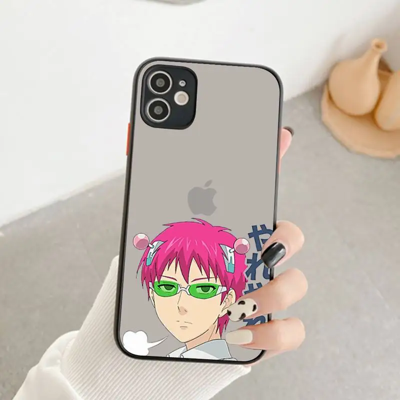 Japanese anime the disastrous life of saiki k Phone Case for iPhone 7 8 Plus X XR XS 11 12 pro MAX Translucent Matte Shockproof Japanese anime the disastrous life of saiki k Phone Case for iPhone 7 8 Plus X XR XS 11 12 pro MAX Translucent Matte Shockproof