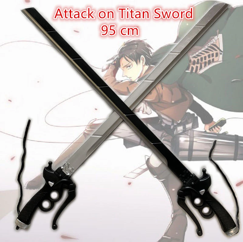 1:1 Gun Sword 95cm Attack On Titan Weapon Sword Mikasa Eren Rivaille Anime  Cosplay Accessories Weapon Sword Model Cos Gift - Costume Props - AliExpress