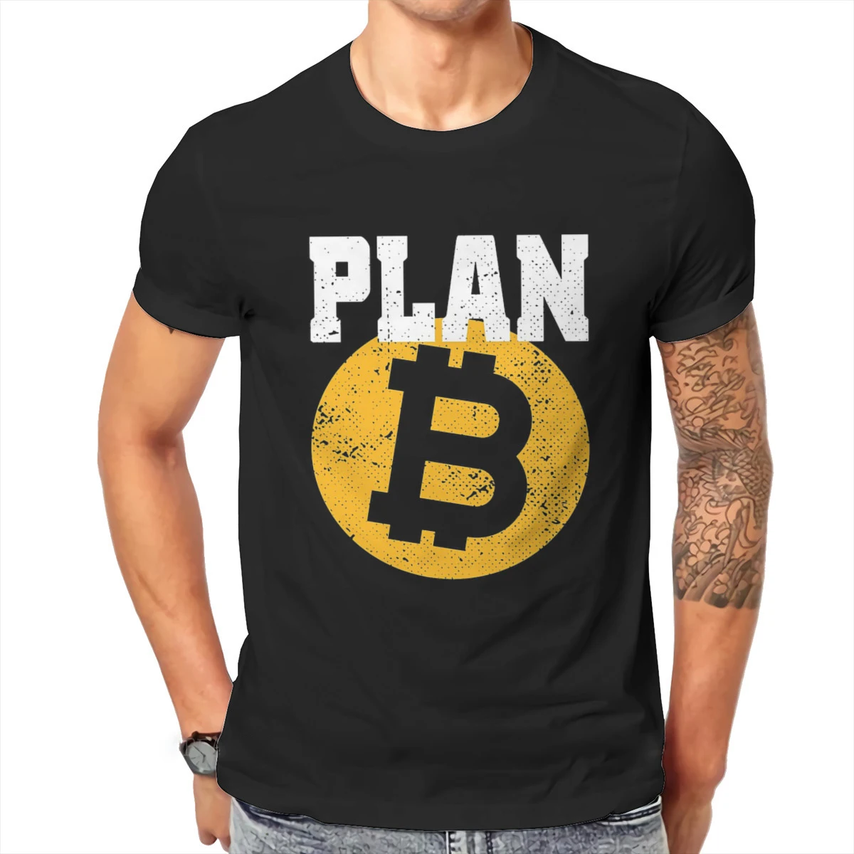 Playera Crypto Millonario Bolsa Valores Algodón Camiseta Bitcoin Plan B -  Diseño De Criptomonedas Para Hombres, Algodón, Talla Regular, Manga Corta  Camiseta Crypto Algodón