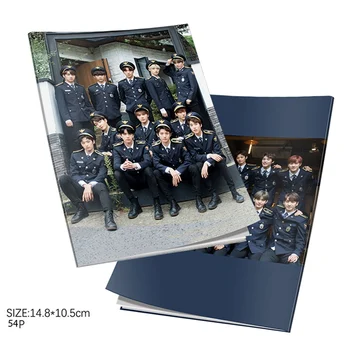 

Kpop THE BOYZ Right Here HD Photograph Mini Photo Book 54 Pages New Album Photo Card Fans Gift