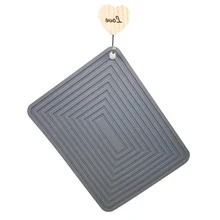 1 шт силиконовый теплоизоляционный коврик с высокой термостойкостью Противоскользящий коврик для столовой GQ