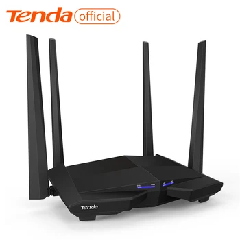 

Tenda AC10 AC1200 Smart Gigabit Wireless WiFi Router Wi-Fi Repeater APP Remote Manage, English/Russian Firmware