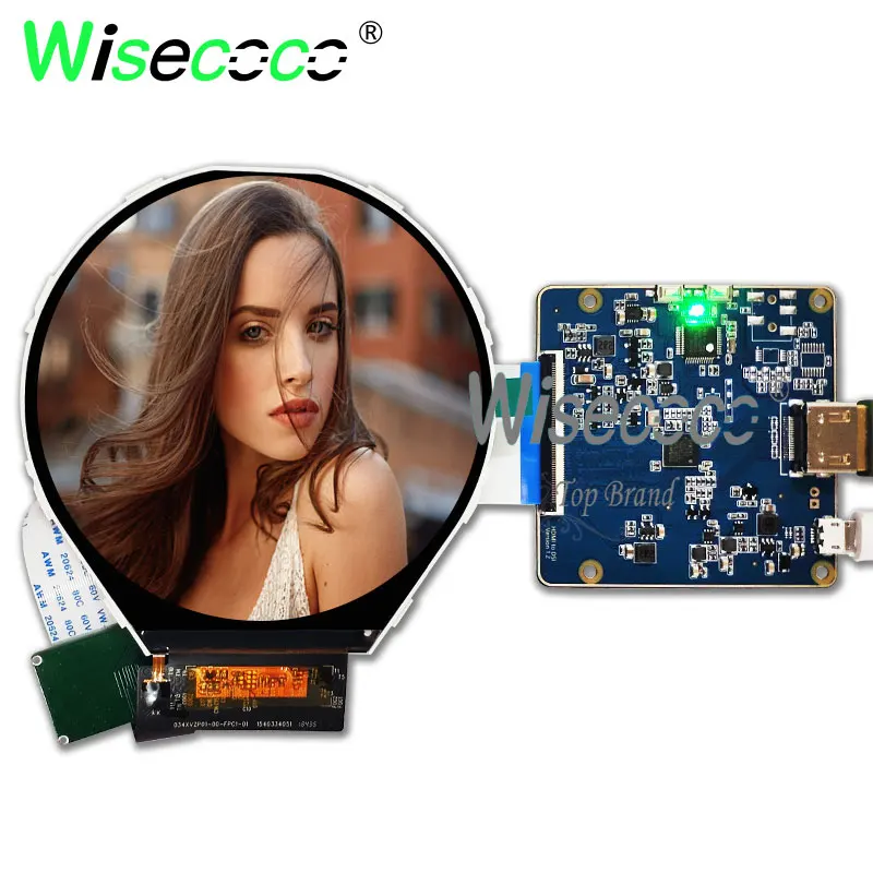 3 4 дюйма 800*800 IPS круглый экран дисплей с mipi HDMI плата драйвера для часов|ЖК-экраны и