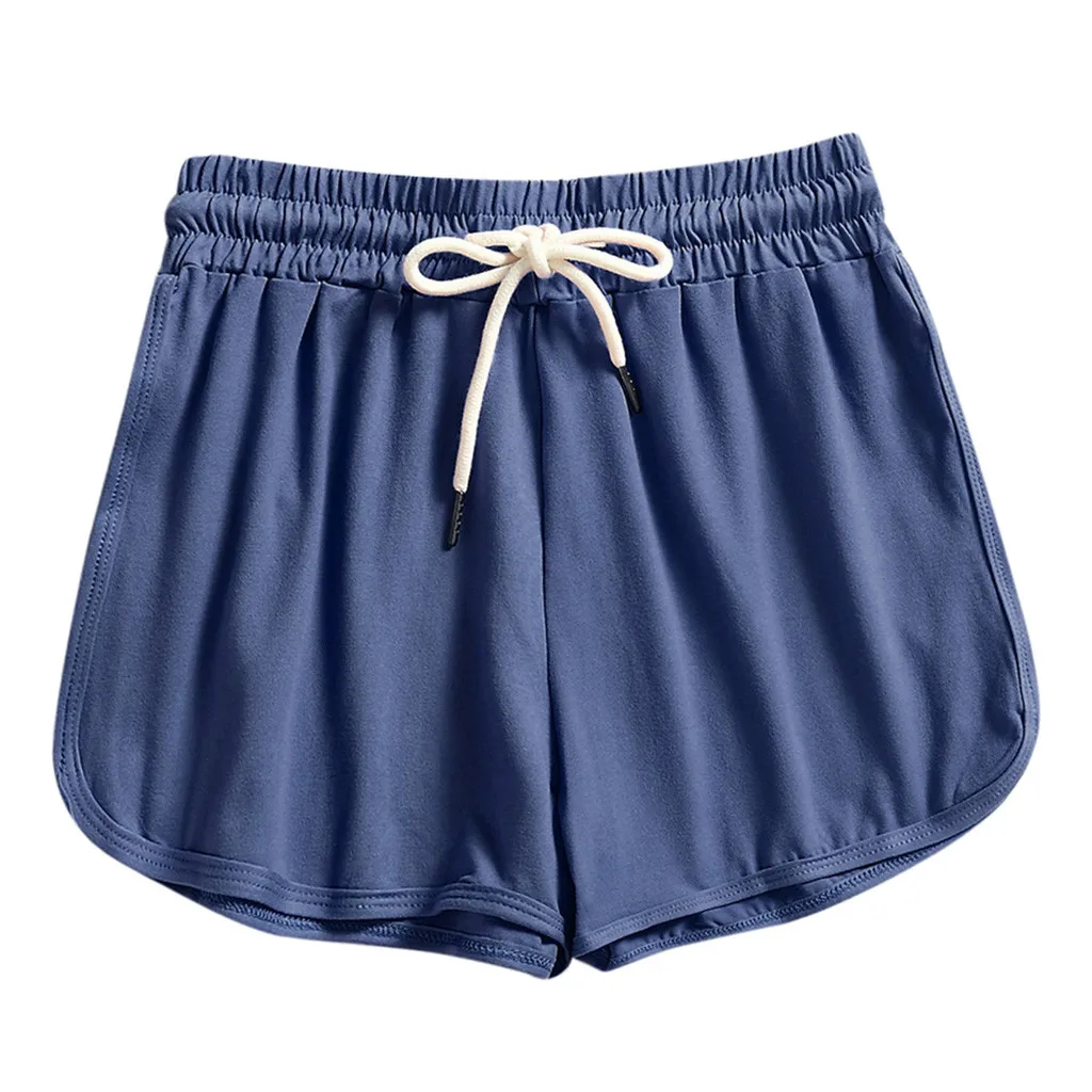 cotton shorts with elastic waistband