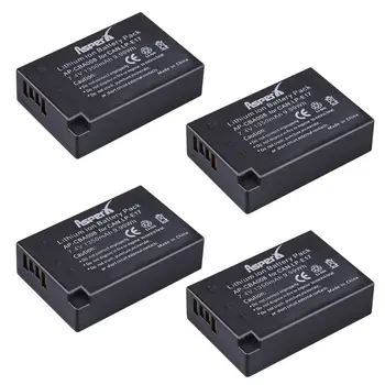 

AsperX 4Pcs 1350mAh LP-E17 LPE17 LP E17 Lithium Ion battery for Canon EOS M3 M5 750D 760D 800D T6i T6s 8000D Kiss X8i Camera