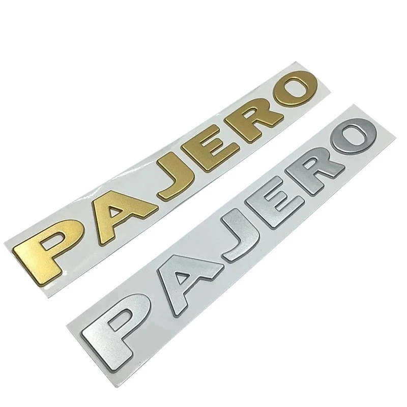 Наклейка с буквами Pajero для Mitsubishi наклейка эмблемой автомобильный бампер задняя