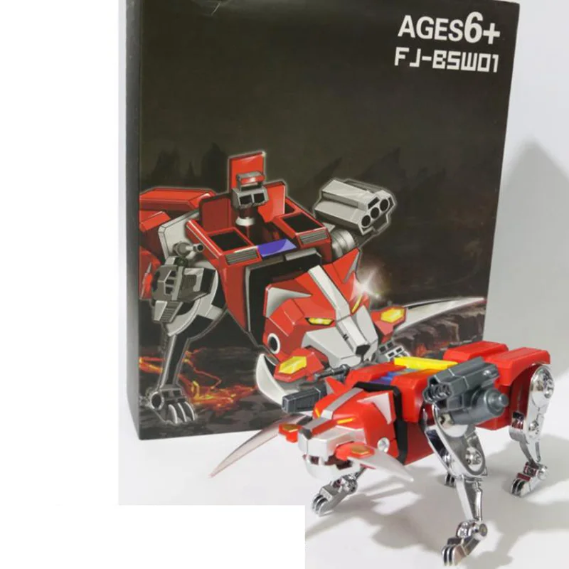 FJ ko Super alloy soul Beast King GoLion металлическая фигурка робота-трансформации - Цвет: Red Lion