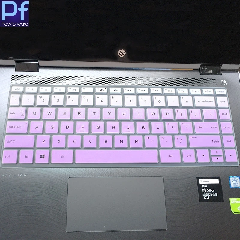 fadepurple Защитная крышка для клавиатуры ноутбука hp Pavilion 13 13-an0012la 13-an0056tu 13-an0047tu 13-an0007ne 13-an0007la 13-an0031wm 13-an - Цвет: fadepurple