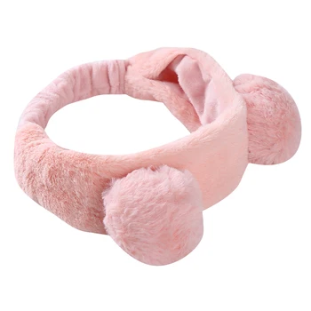 

New Fashion Ear Headband Women Elastic Hair Band Bear Bow Headbands High Quality Girls Cute Makeup Hairband Hair Accessories