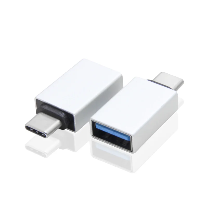 1 100 шт. USB 3,1 type C адаптер типа OTG C штекер USB 3,0 A Женский конвертер OTG функция для Macbook Google Chromebook - Цвет: 1