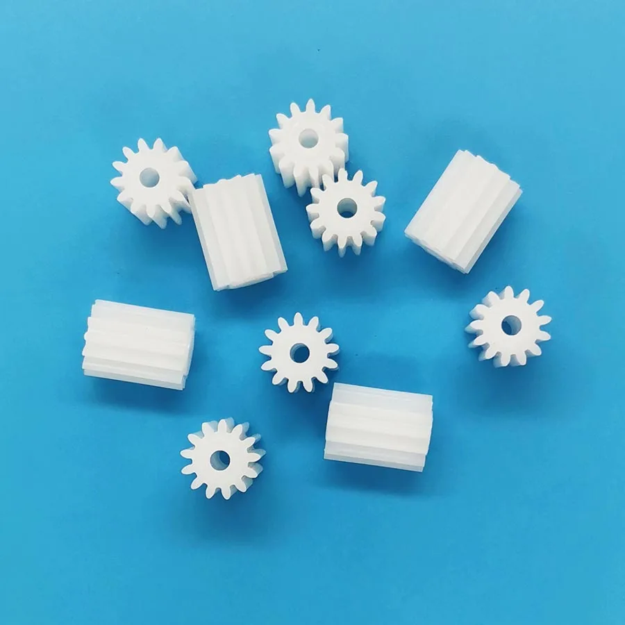 Electric Bike Gear Motor Gear Transmission Gear Electric Chain Saw Gear Cassette Deck Tape Gear 132A 0.5M 10mm Width 13 Teeth OD = 7.5mm 13T 1.9mm Hole Tight For 2mm Shaft Toy Model Motor Pinions 10pcs/lot