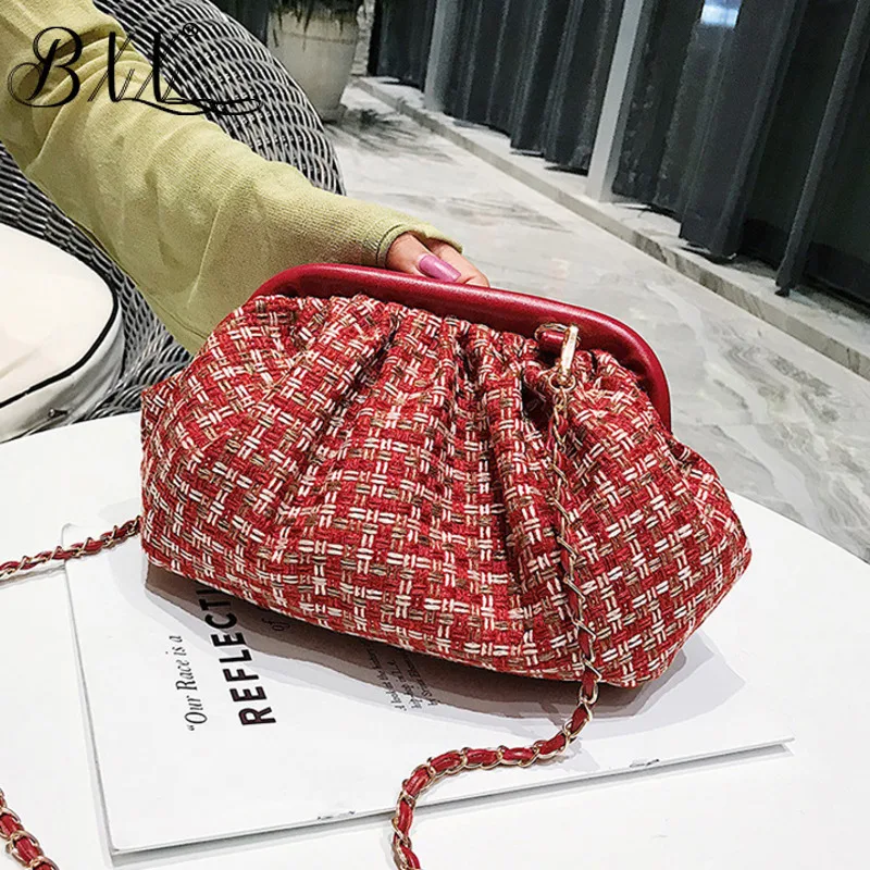 

BXX Sac / 2019 Fashion Autumn Winter Luxury Women's Handbags Designer Dumpling Pack Chain Joker Shoulder Messenger Bag ZE931
