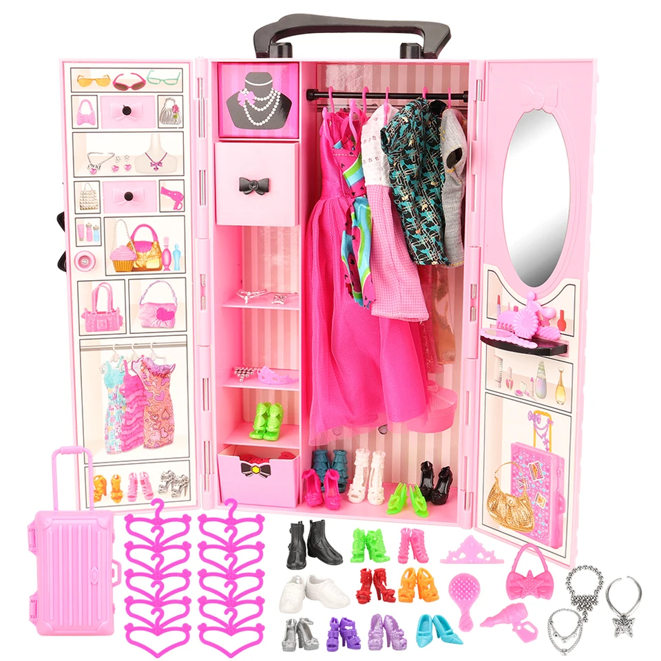 barbie wardrobe closet