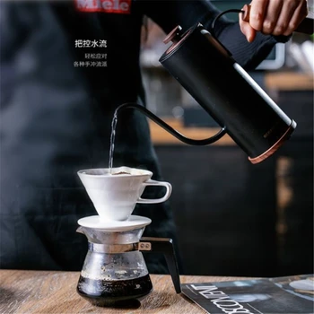 

Electric coffee pot 6MM Fine mouth brew coffee pot Pour Over Coffee Tea Kettle Gooseneck Pot Household coffee pot for Kitchen