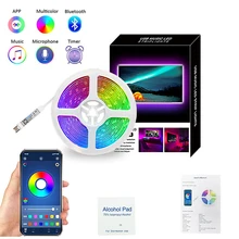 Usb led tiras de luz impermeável 1-5m corda de luz adequado interior atmosohere rgb luzes controlador música iluminação decoração para casa